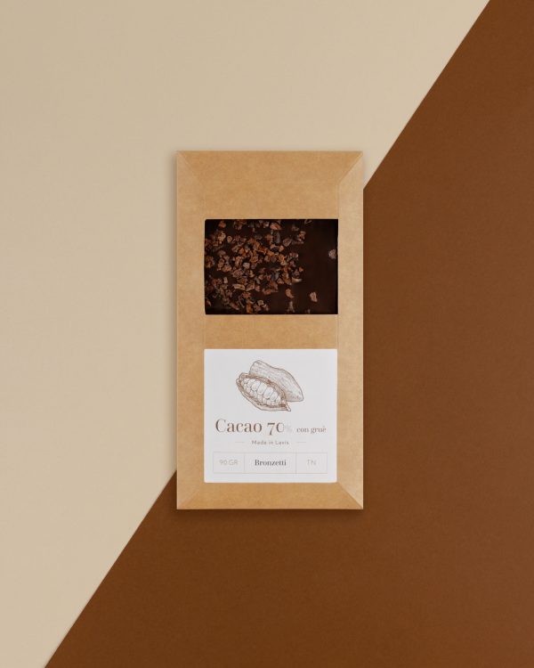 Cioccolato fondente 70% con gruè
