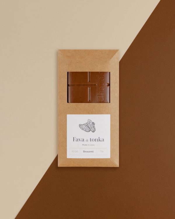 Cioccolato al latte con fava di Tonka