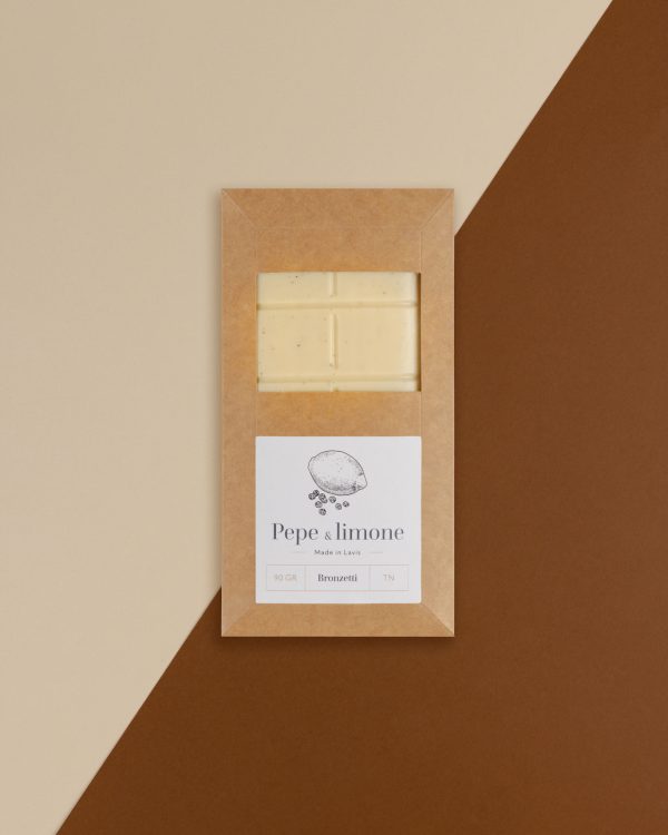 Cioccolato bianco con pepe e limone