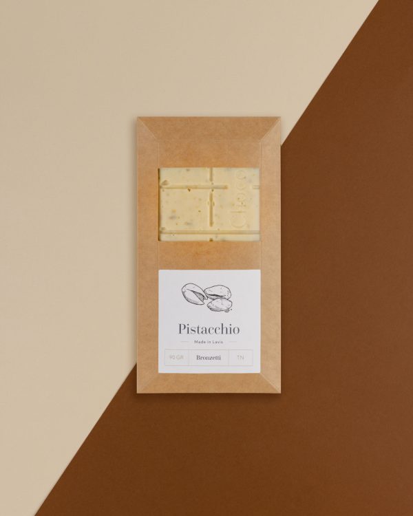Cioccolato bianco al pistacchio